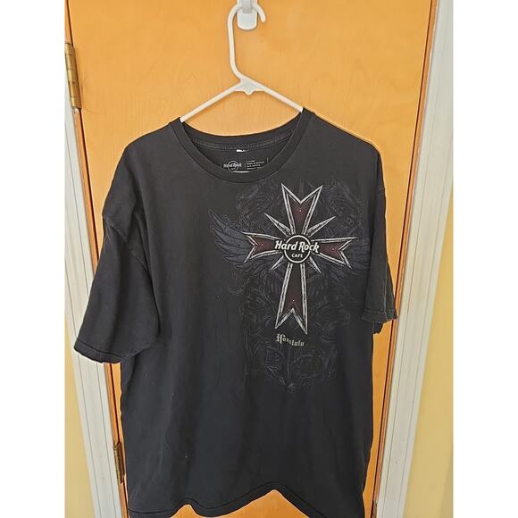 Y2K Hard Rock Honolulu Hawaiian Affliction Style Tshirt Size XL - Picture 1 of 5